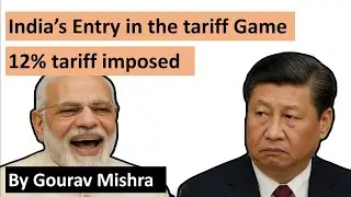 India imposed a tariff of 12% how will China react ? #tariffs #india #china #trending #terror