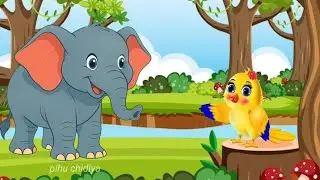 Haathi raja aur chidiya. Hindi kahani.new hindi kahani.achha cartoon.garib chidiya ki . tuntuni chid