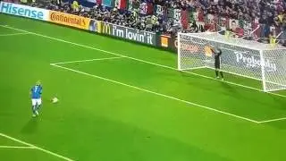 Simone Zaza dancing ''Moravac'' (penalty miss against Germany)
