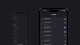 Discord Language Radio Button Animation ✦ React Native ✦ makeitanimated.dev