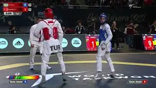 323 M-68kg R-16 ALIAN Ali SWE 🔵 vs 🔴 KAVURAT Ferhat can TUR I Guadalajara 2022 WT Championships