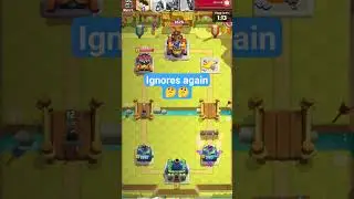 No Skill deck in CR            #clashroyale #supercell #gaming #games
