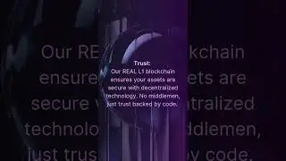 🔥 Real Finance = Trust, Transparency, Efficiency!  #realfinance #blockchainfund