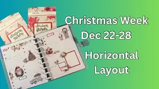 Plan With Me—Christmas Week Dec 22-28–Horizontal Layout