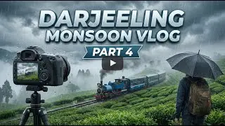 The Most Magical Rainy Day in Darjeeling! 🚂 Monsoon Vlog Ep. 4