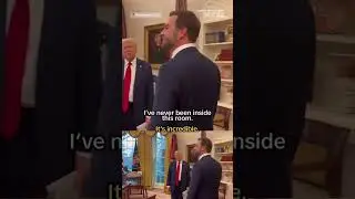 VP JD Vance&rsquo;s first Visit to the Oval Office!