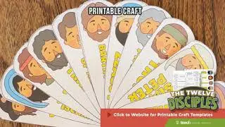 12 Disciples Bible Craft for Kids