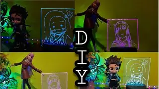 Make a DIY  anime action figure RGB night lamp