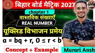 यूक्लिड विभाजन प्रमेय द्वारा HCF कैसे निकले | Class 10th Maths Chapter 01 | Real Number | Math 