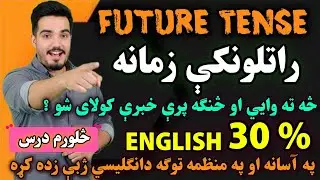 Future Tense | Future Tense in Pashto | Learn Future Tense in 9 Minutes ●Speak About Tomorrow. #پښتو