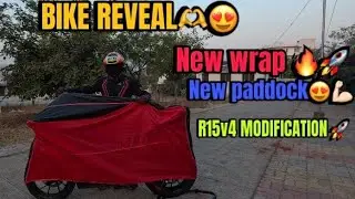 BIKE REVEAL VLOG | NEW WRAP | NEW PADDOCK STAND