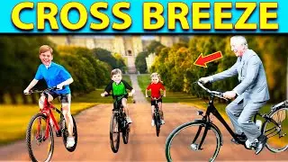 SHOCK!!! royal bicycle ride: Charles, George Charlotte and Louis at Windsor Home Park Estate!