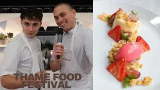 Thame food festival  2024 Daniel Adams & Joel Mignott food demo