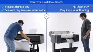 HP DesignJet T870 vs Canon TM-250 Series | Printer Comparison | HP