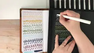 Archer and Olive Acrylograph .7 Testing and A5 Notebook