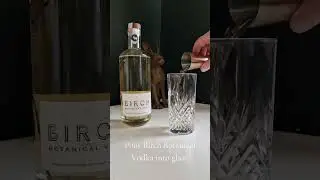 Birch Botanical Vodka and tonic cocktail #cocktail