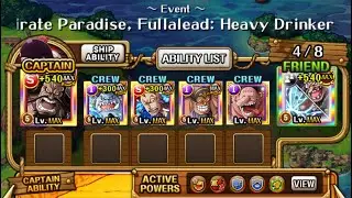 Pirate Paradise, Fullalead Vasco Shot Event | VS Kaido No New Units