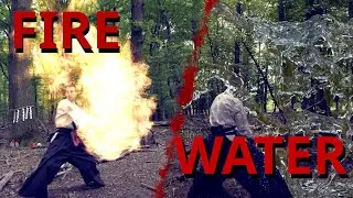 Demon Slayer Breathing Techniques in REAL LIFE: Thunder, Water, Flame & Wind Breathing