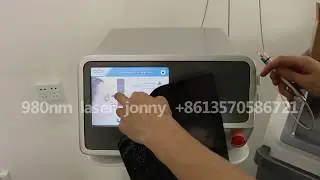 How to use 980nm laser spider removal machine +8613570586721