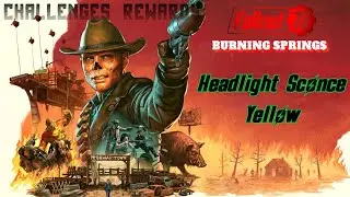 Fallout 76 | Burning Springs | Headlight Sconce - Yellow | Challenges Rewards Locations |