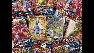 Opening LOTS of Pok&eacute;mon Battle Styles Booster Packs **AMAZING PULLS**
