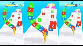 Cube Run 2048 game forever