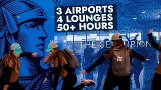 Longest Travel Day of Our LIVES + AMEX Centurion Lounge PHL Tour // Jacksonville to Kathmandu