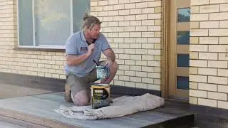 Hardwood decking maintenance