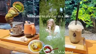 Modeling in Japan 🌷| Living in the countryside | baking & matcha 📚