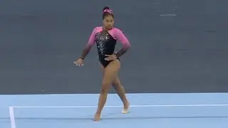 Panamian Gymnast Hillary Heron - 13,000 Floor - Baku World Cup 2023