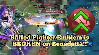 Less Punishing Comfortable Emblem Is Now Broken‼️GUIDE | Tips | Build #benedetta #mobilelegends 