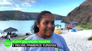 Reabre Balandra y recibe primeros visitantes