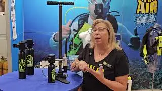Filling a Mini Scuba Tank With the Hill UK High Pressure Hand Pump
