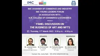 Panel Discussion on  Business of Art and NFT's