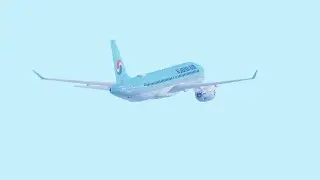 Korean Air Airbus A220-300 takeoff ICN/RKSI RWY 15L (Infinite Flight)