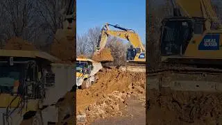 CAT 395 & 775G - Abraum im Steinbruch  #catmining