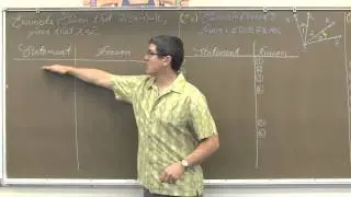 Intro to 2 Column Geometry Proofs