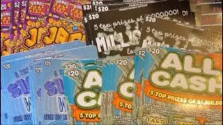 💰LIVE NOW💰Pennsylvania Lottety Scratch Off Million Dollar Winner