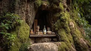 Nature Temple - Peaceful Shrine Deep in the Mossy Woods - Traditional Japanese Music for Meditation