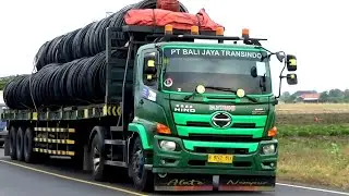 FULL BIG TRUCKS PANTURA ROAD !!! TRAILER TRUCK, CONTAINER TRUCK, SEMI TRAILER TRUCK, TRONTON TRUCK