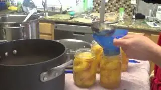 canning peaches in apple juice