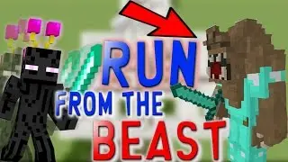 RUN from the BEAST | Too much laughing!!! | Minecraft xbox