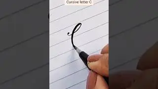 Cursive letter C formation #cursivewriting #abcd #penmanship ##ytshorts #viralshorts