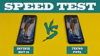 Tecno Pova vs Infinix Hot 10 speed test