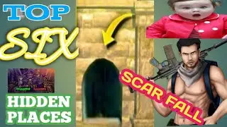 #scarfall #pubg #DHANSU GAMING #FAUG.   scarfall best top six hidden places