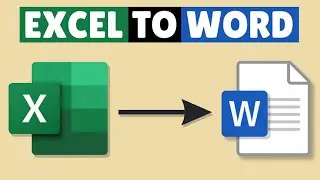 Convert Excel File To Word Document &ndash; Easy Spreadsheet To Doc Conversion Guide