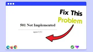 100% Fix the HTTP 501 Not Implemented Error on Your Site || हिंदी में ||