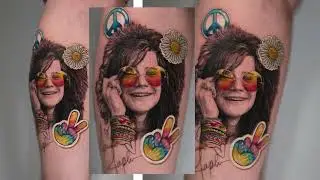 Collab Janis Joplin - Couto Tattoo e Rafael Inked