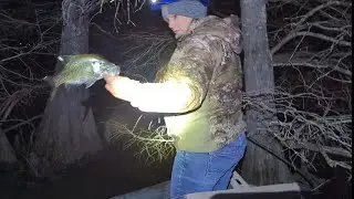 FISHING YO-YOs For Catfish & Crappie! Cast Iron Cooking FISH & GRITS, On A Rocket Stove (CATCH*COOK)