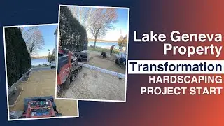 Outdoor Space Before Renovation | Lake Geneva Hardscaping by Ware Landscaping
